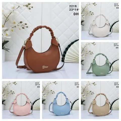 Dior-Style Crescent Shoulder Bag / Crossbody Bag · Dior