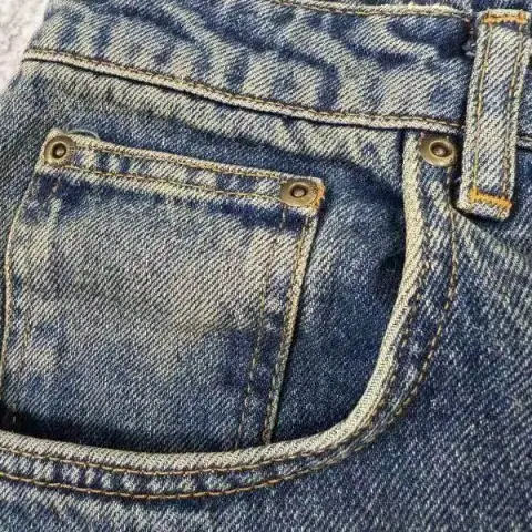 Derschutze Paintings Embroidery Jeans