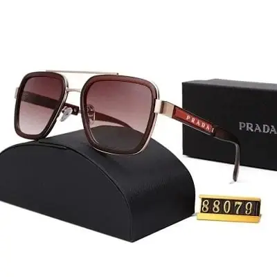 Prada double bridge gradient brown sunglasses · Prada