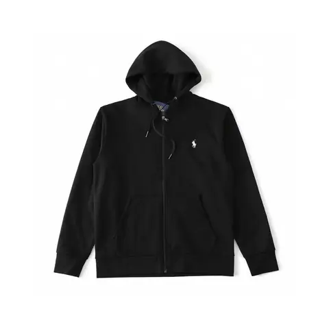 Polo Ralph Lauren Pony Logo Zip-Up Hoodie Black · Ralph Lauren