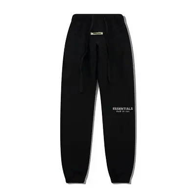 Essentials small side logo black jogger pants · Essentials