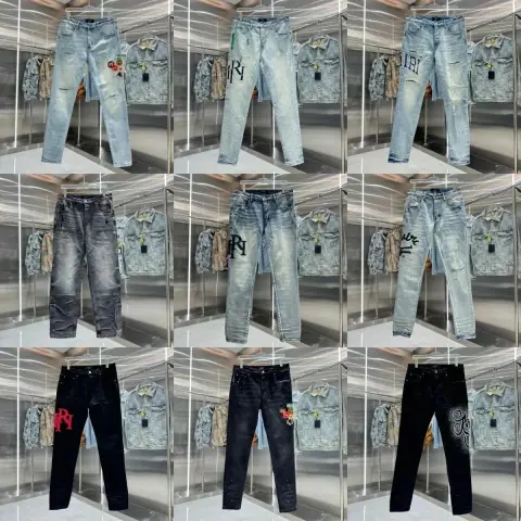 American High-Street Style Jeans Exemplified by the Amiri Aesthetic · AMIRI