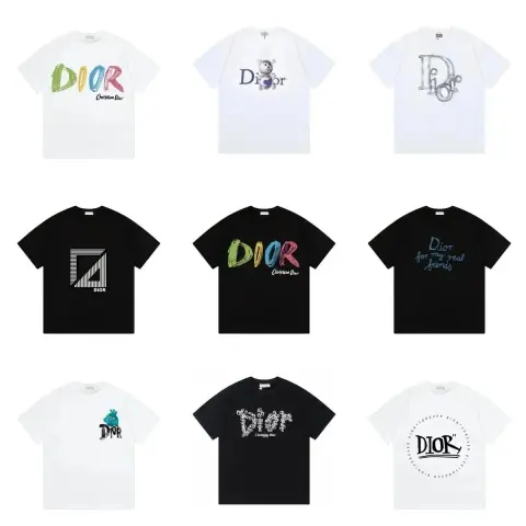 Dior-Style Casual T-Shirts · Dior