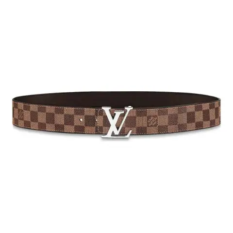 LV Damier Silver Buckle Belt · Louis Vuitton