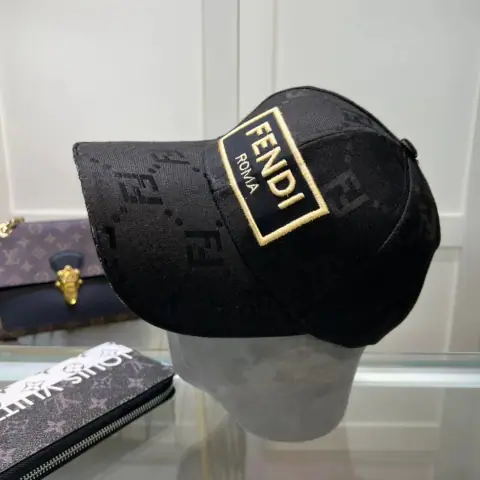 FENDI FF Monogram Baseball Cap · Fendi