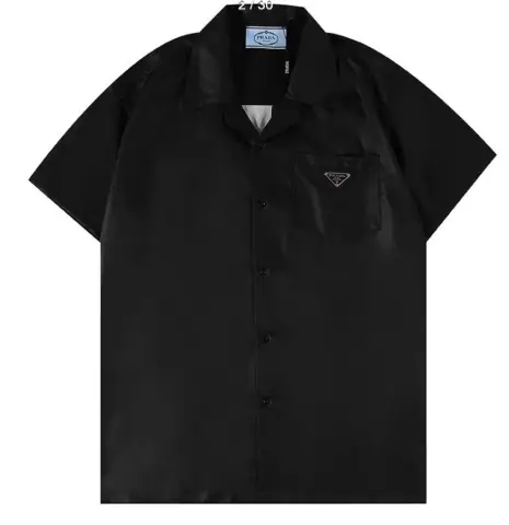 Prada Classic Nylon Short-Sleeve Shirt · Prada