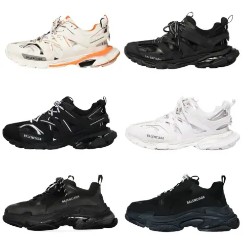 Balenciaga Track and Triple S Sneakers · Balenciaga