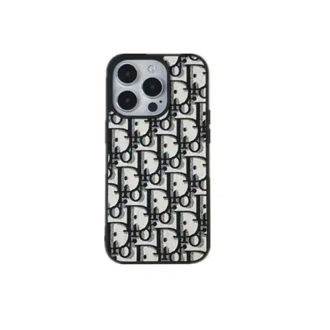Dior black and white full print Oblique monogram phone case · Dior
