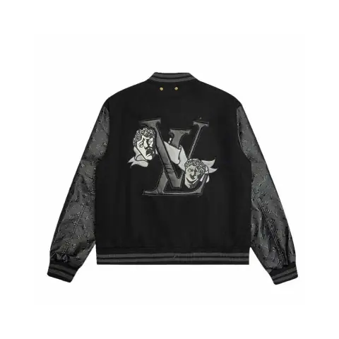 Louis Vuitton Figure Patchwork Varsity Jacket · Louis Vuitton