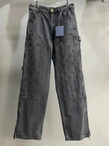 Louis Vuitton Monogram Embossed Cargo Jeans · Louis Vuitton