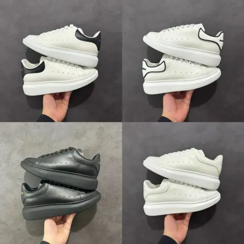 Alexander McQueen Oversized Platform White Sneakers · Alexander McQueen